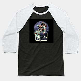 astronout-illustration-character Baseball T-Shirt